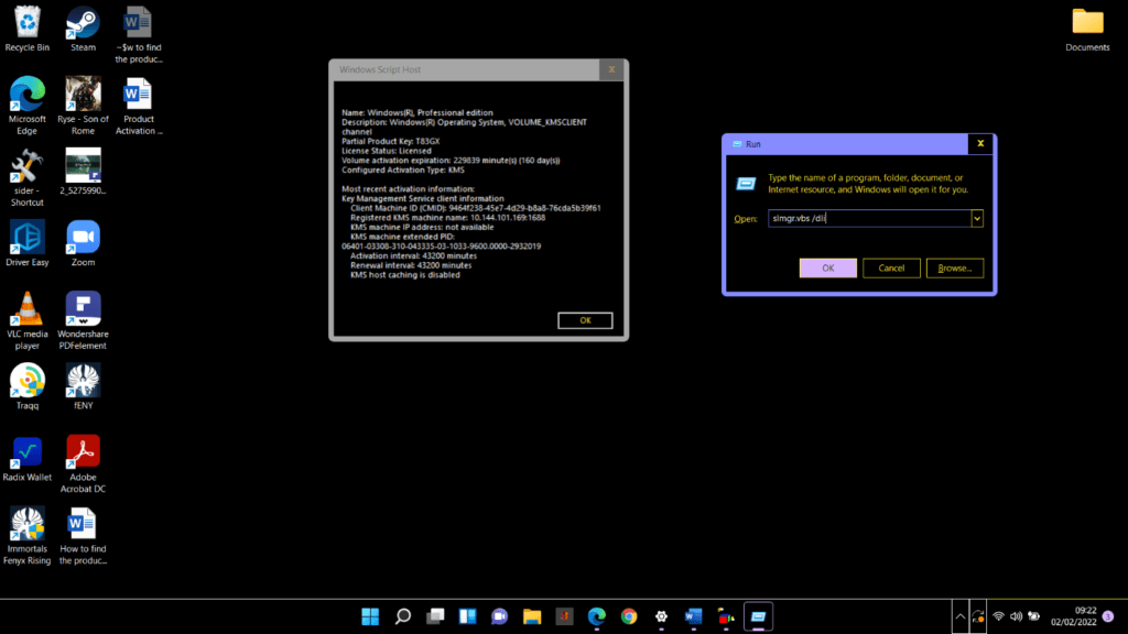 Use Software License Manager to find your Windows 10 key