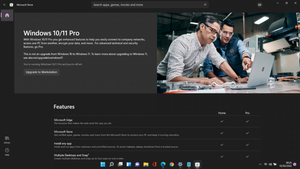 Your edition of Windows 10 has changed